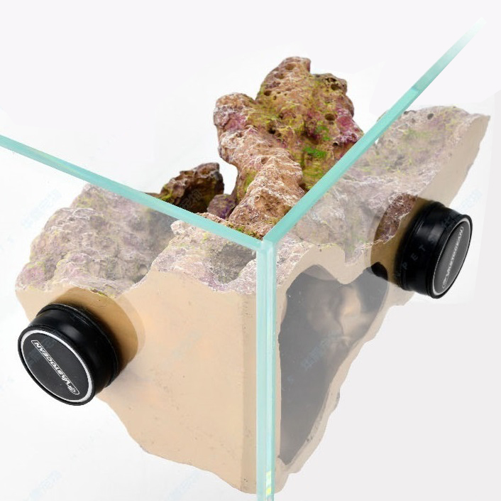 Aquarium Marine Rock - Vastocean水族館マグネティックコーラルフラッグロックラックホルダータートルピアフィッシュタンクランスケーピングストーン