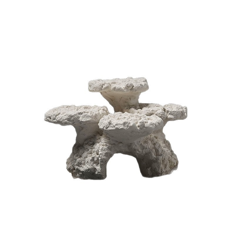 Aquarium Marine Rock - セラミック製アネモネの洞窟水槽飾り、魚繁殖用隠れ場所、リーフタンク装飾、海洋景観用岩
