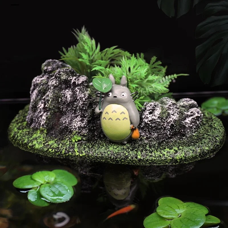 1個入り 吊り下げ式水槽石 シミュレーション植物入り洞窟飾り - Aquarium Marine Rock のレビューと価格