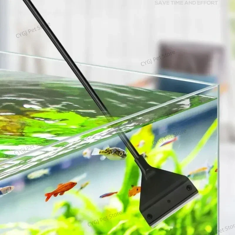 水槽クリーニングツールフラット砂藻類除去デュアルユースガラス - Marine Aquarium Glass Cleaner のレビューと価格