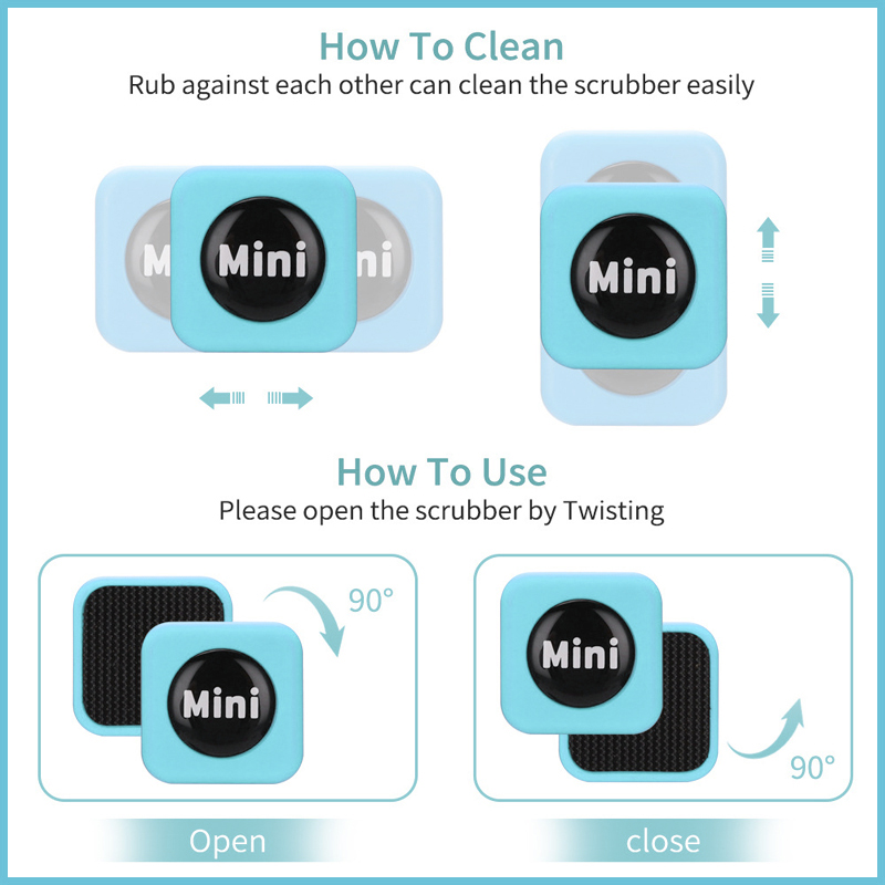 1個入りミニ水槽用ガラスクリーナー、傷防止ガラスクリーナー、 - Marine Aquarium Glass Cleaner のレビューと価格