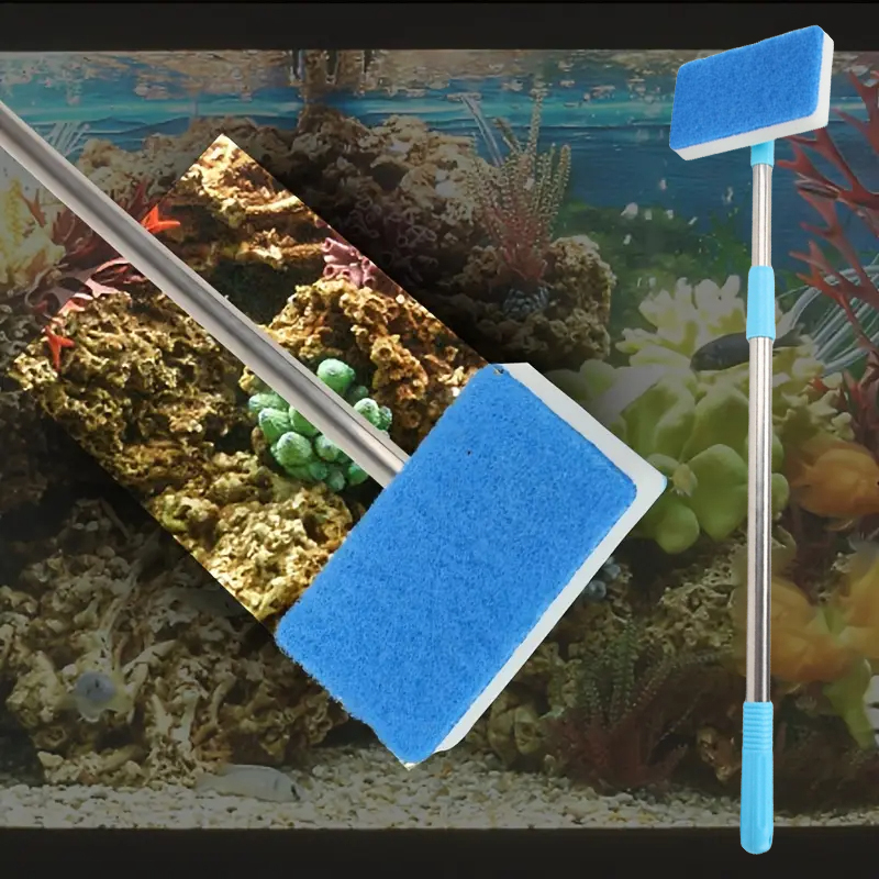 180 °   調整 55-95 センチメートル伸縮ハンドル - Marine Aquarium Glass Cleaner のレビューと価格