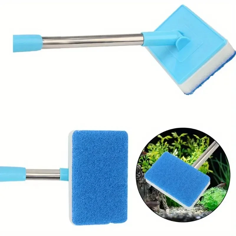 180 °   調整 55-95 センチメートル伸縮ハンドル - Marine Aquarium Glass Cleaner のレビューと価格