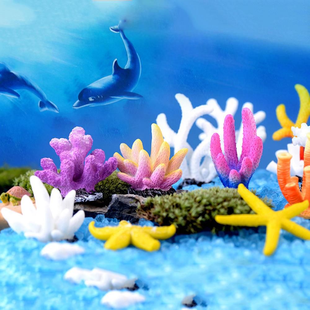 デスクトップ装飾水槽飾り魚タンク装飾品人工サンゴシミュレーシ - Aquarium Marine Rock のレビューと価格