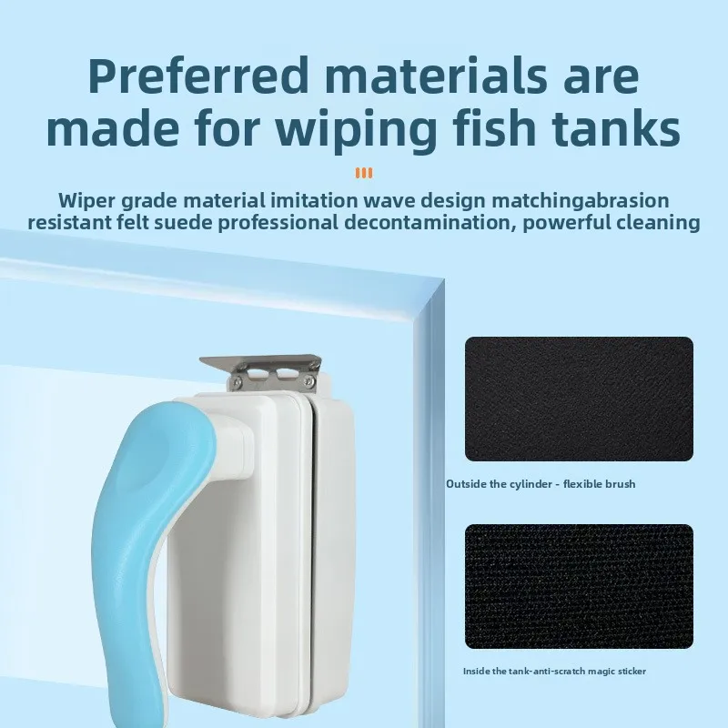 水族館ガラス水槽藻スクレーパークリーナー強力な磁気フローティ - Marine Aquarium Glass Cleaner のレビューと価格