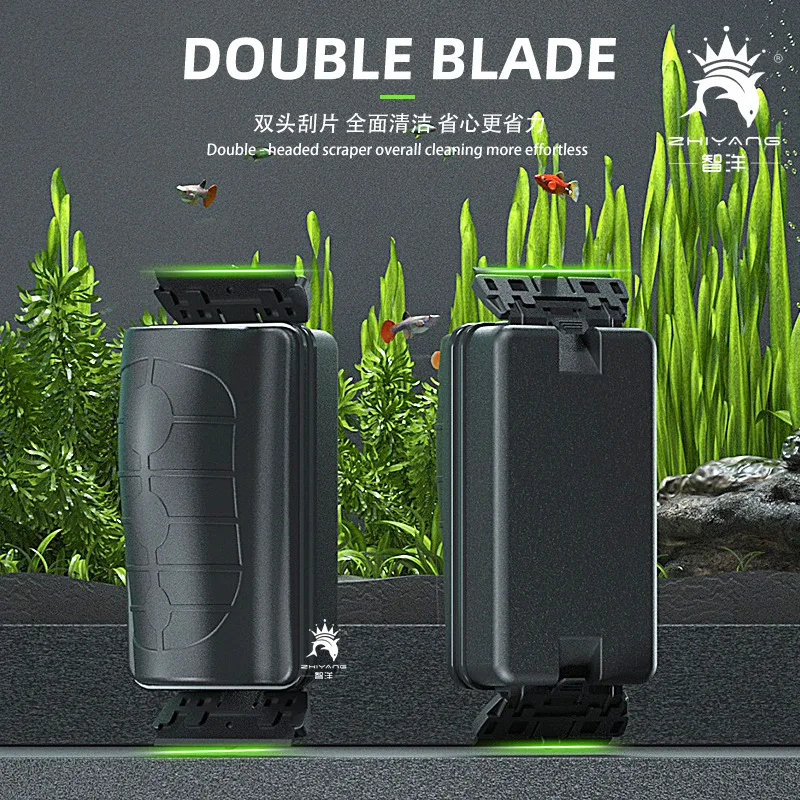 水族館ガラス水槽藻類スクレーパークリーナー強力な磁気フローテ - Marine Aquarium Glass Cleaner のレビューと価格