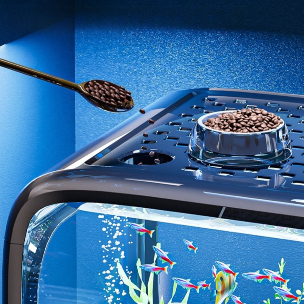 透明な高級水槽、耐久性のあるリビングルーム装飾、小型金魚水槽 - Marine Aquarium Live のレビューと価格