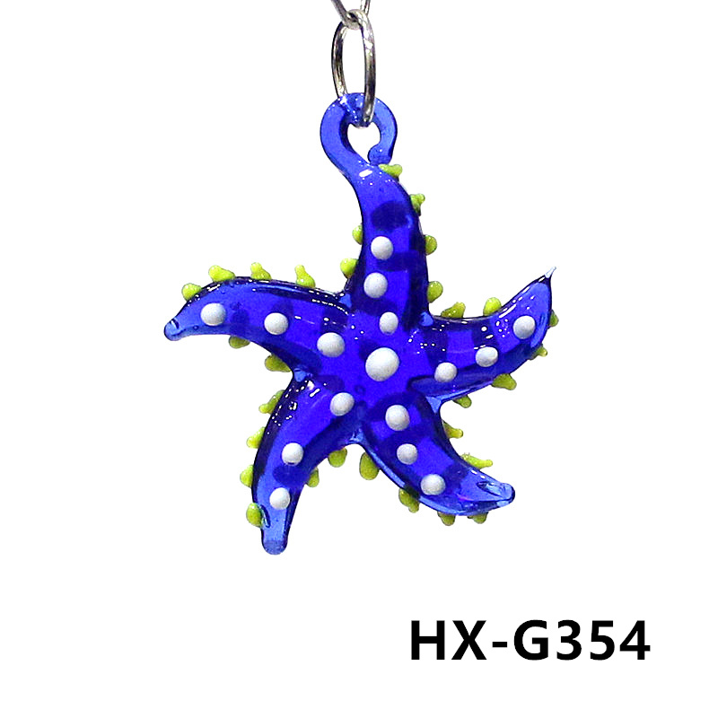 かわいい海洋動物海星魅力マイクロガラス海星ペンダント装飾品d - Marine Aquarium Europe のレビューと価格