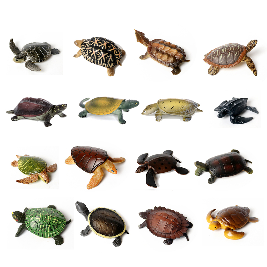 リアルなミニチュア潜水艦海タートルモデル、海の動物亀の置物、 - Aquarium And Marine のレビューと価格